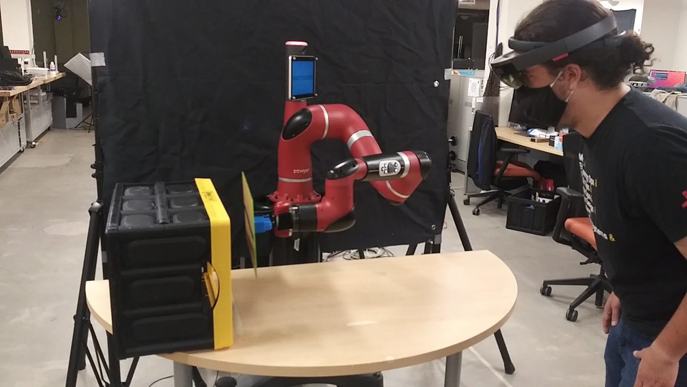 Case study: adapting a learned skill after the environment changes.
