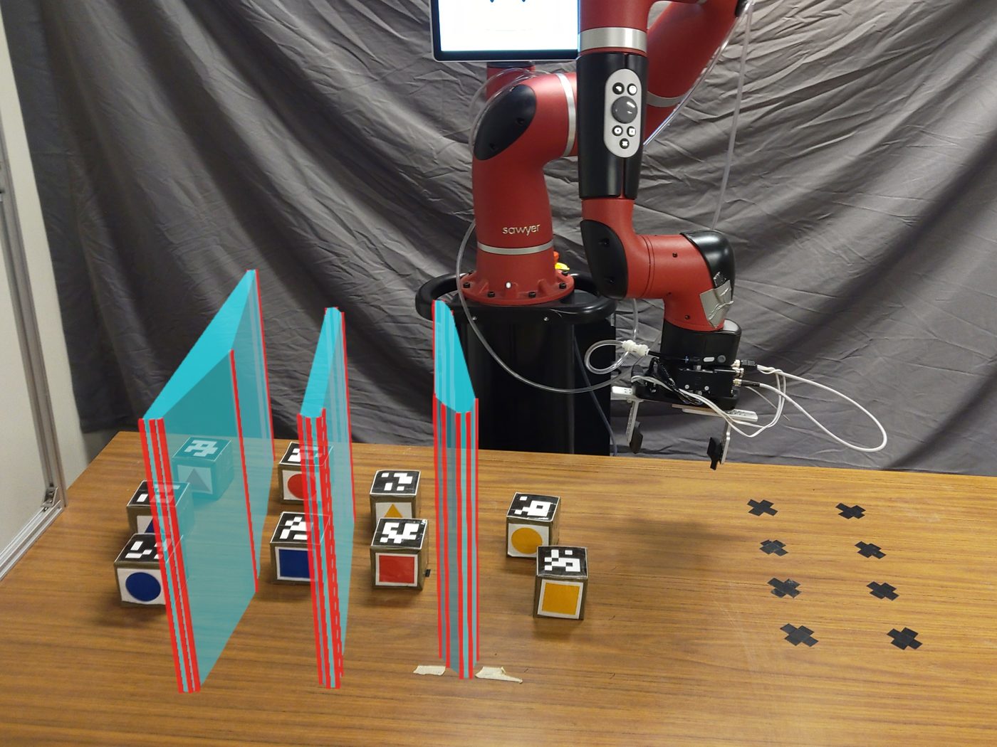 Key figure from the paper &ldquo;Improving Human Legibility in Collaborative Robot Tasks through Augmented Reality and Workspace Preparation&rdquo;